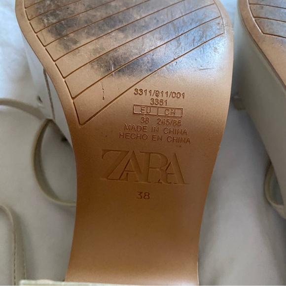 Zara Strappy Chunky Heels - Picture 3 of 5